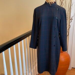 Kasper a.s.l. 🎉HP🎉 Petite grey and red dress